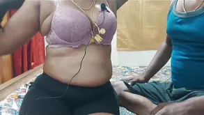 Tennis champ gives a blowjob and finger fucks in a hot scene