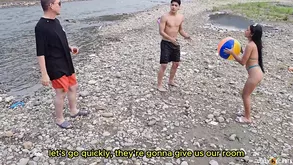 Pov blowjob and sex with a hot stranger beautiful body and big tits