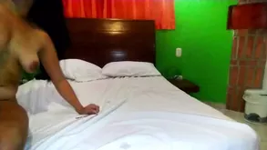 A young guy played a prank on his girlfriend in public