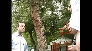 A Nice Couple Are Having a Moment of Intimacy with Each Other