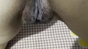 Sweet girl in mesh and leather corset shacks up with her lover