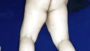 Naughty woman in mesh and leather corset driving a young man out of his wits