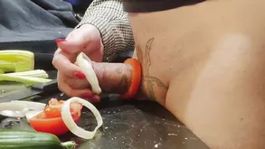 A Cute Girl Shows Her Striptease Abilities on the Sofa for Daddy