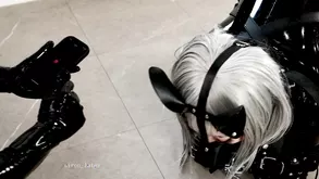 Young cute girls in a hot carnal embrace on the bed