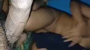 Sexy brunette receives a massage from a strong guy with a happy ending