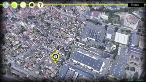 Young beauty in all poses with her lover