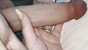 A sexy brunette has fun with a young guy in POV style