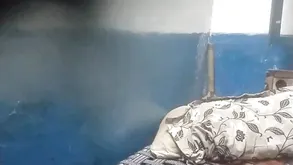 Beautiful babe shows off her sexy body in stockings