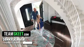 Cute babe has sex with her boyfriend using a special ring in porn