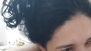 A call center girl seduces her boss by sharing her oral skills