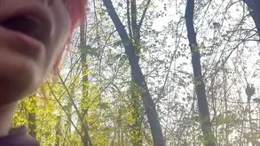 Cute beauty gets a mess on her pretty face