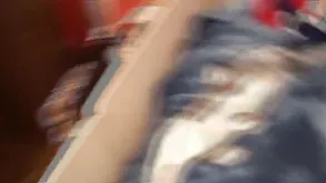 Busty tattooed girl gets banged by a huge cock