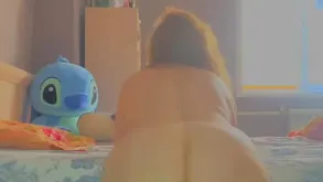 Young blonde teaches an old man to fuck like a pro