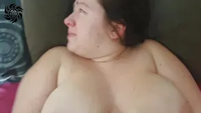 Babe with big ass enjoys fun with a young guy with big cock