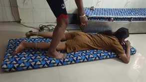 Juicy booty is the best thing in sex with brunette beauty