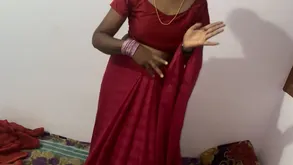 Brunette babe shows off her skills in front of a counters andisses