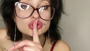 Busty lesbian with huge tits makes a blowjob and climaxes with intensity