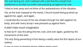 A cute young girl in stockings seduces her older lover with passionate moves