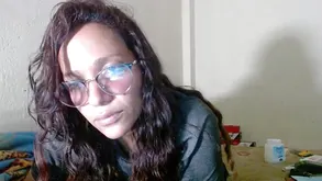 A black haired cutie is taking makeup lesson and gets fucked