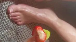 A young blonde woman is fucking with her new boyfriend