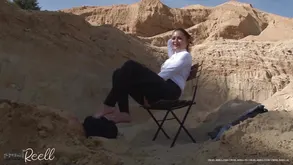 Hot blonde fucks two guys at once displaying her beautiful body