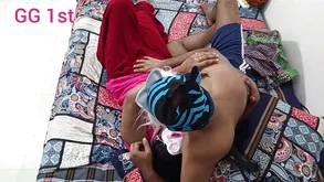 A sexy girl removes her clothes and plays with tools in a bold way