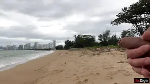 A big black guy batterer girl with his cock