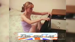 A cute young girl caresses her beautiful breasts while undressing on webcam