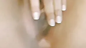 A pretty woman has sex with her boyfriend in different poses on the sofa