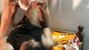 Young girl tries on a bold new look and gets wild with enthusiasm