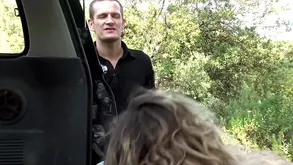 Horny maid sucks her boss his cock passionately