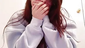 Woman with wet pussy gets cum on her face after sex