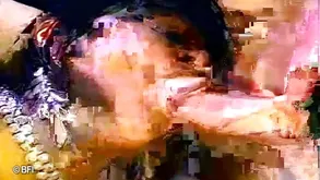 Big tits blonde shows her huge boobs while finger fucking herself