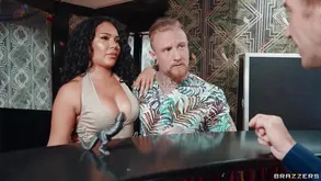 The man fucked the girl with his strong cock