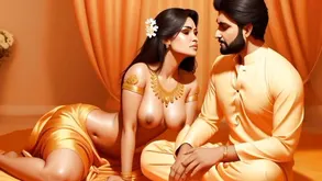 Hardcore anal sex with Indian girl bursting with wild passion in a cartoon world