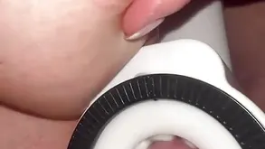 Mega close up blowjob with hot blonde babe and her husband to shoot cum