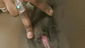 Alliyah Alecia gets pleasured using her fingers by her sugar daddy