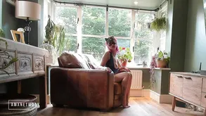 Busty mature amateur MILF gives an intense blowjob with a cumshot