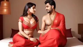 Hunched back woman fucks with an exaggerated cock