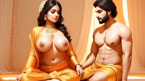 In pursuit of sex adventures cartoos girl bypasses a security guard