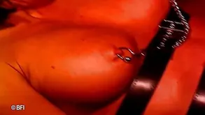 The master punished his slave in latex clothes for disobedience